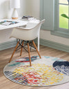 Atlantis Oasis Collection Area Rug -  Reef Round Multi  lifestyle 13