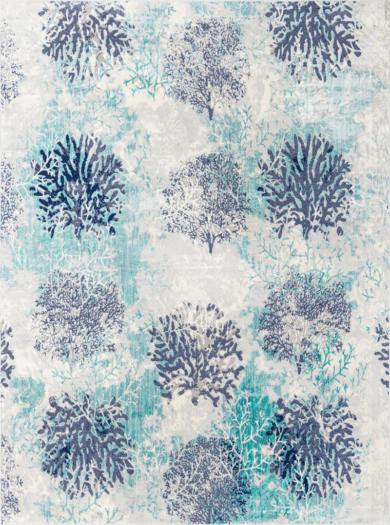 Atlantis Oasis Collection Area Rug -  Palmia Rectangle Blue Main