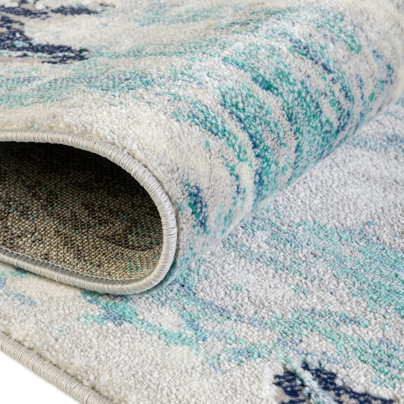 Atlantis Oasis Collection Area Rug -  Palmia Rectangle Blue  lifestyle 5