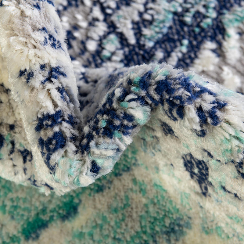 Atlantis Oasis Collection Area Rug -  Palmia Rectangle Blue  lifestyle 7