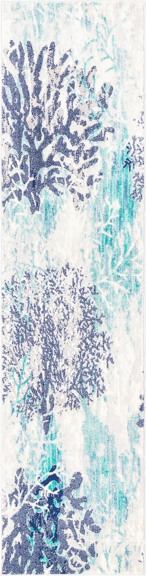 Atlantis Oasis Collection Area Rug -  Palmia Runner Blue  lifestyle 10