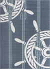 Seaside Haven Rugs Collection Area Rug - Harbor Rectangle Navy Blue Main