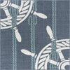 Seaside Haven Rugs Collection Area Rug - Harbor Square Navy Blue  lifestyle 11