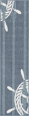 Seaside Haven Rugs Collection Area Rug - Harbor Runner Navy Blue  lifestyle 13