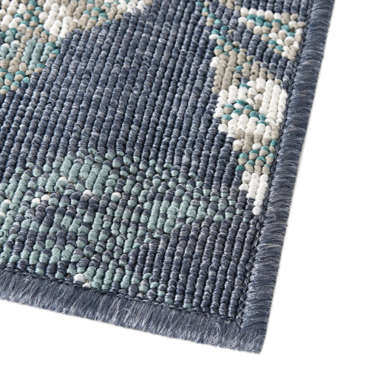Seaside Haven Rugs Collection Area Rug -  Nautical Rectangle Blue  lifestyle 12