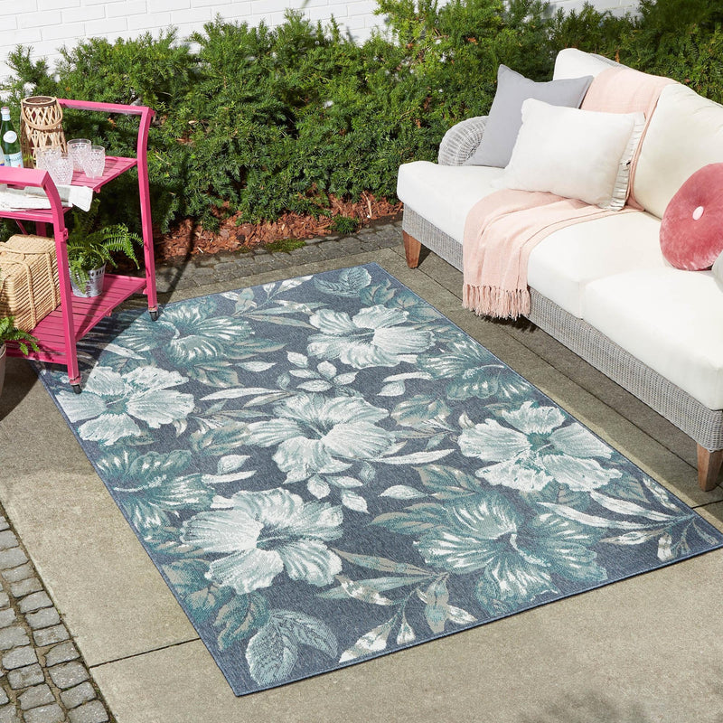 Seaside Haven Rugs Collection Area Rug -  Nautical Rectangle Blue  lifestyle 23