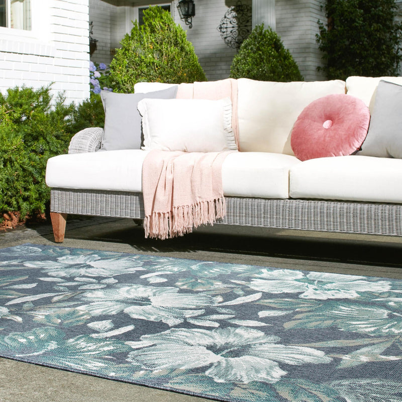 Seaside Haven Rugs Collection Area Rug -  Nautical Rectangle Blue  lifestyle 25