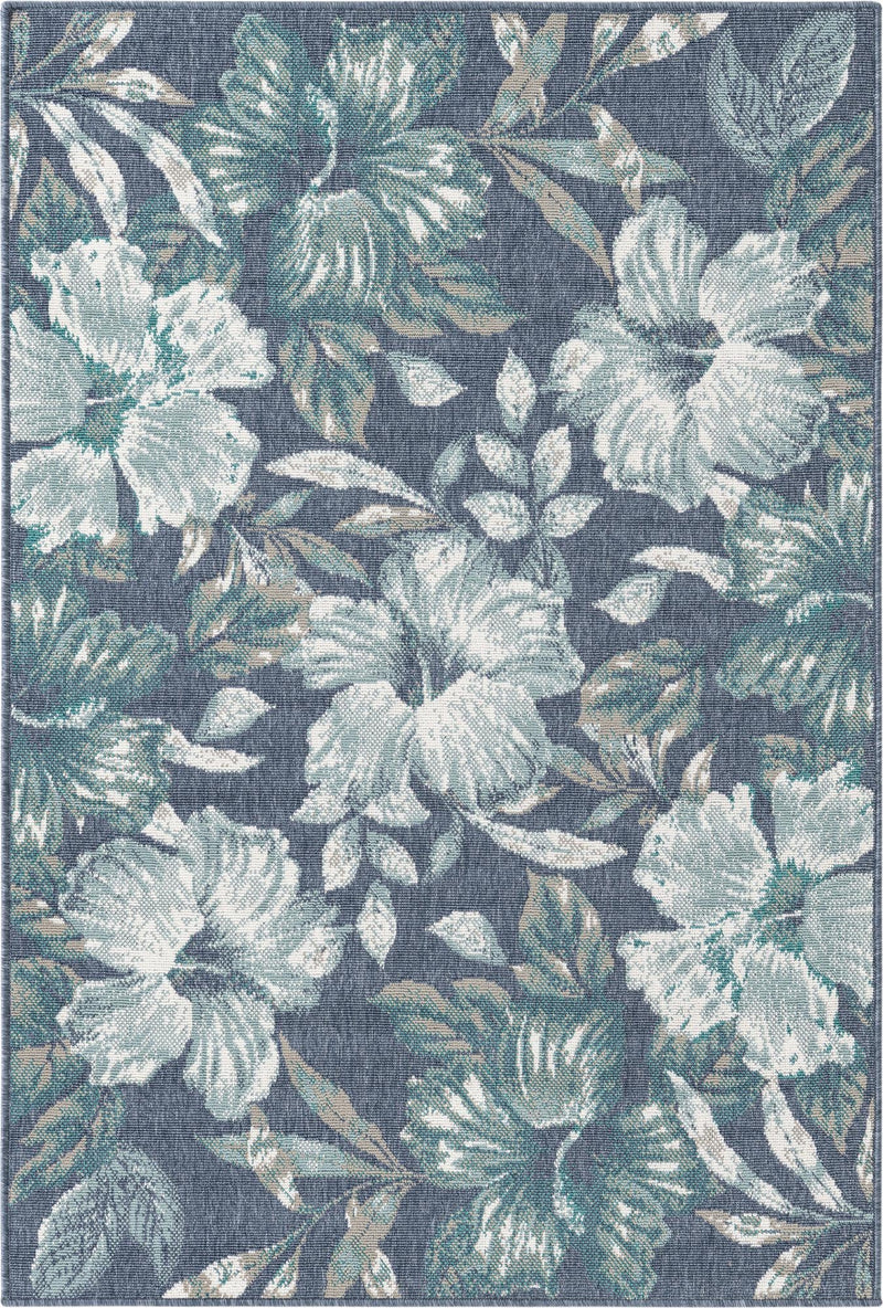 Seaside Haven Rugs Collection Area Rug -  Nautical Rectangle Blue  lifestyle 2