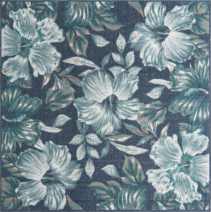 Seaside Haven Rugs Collection Area Rug -  Nautical Square Blue  lifestyle 30