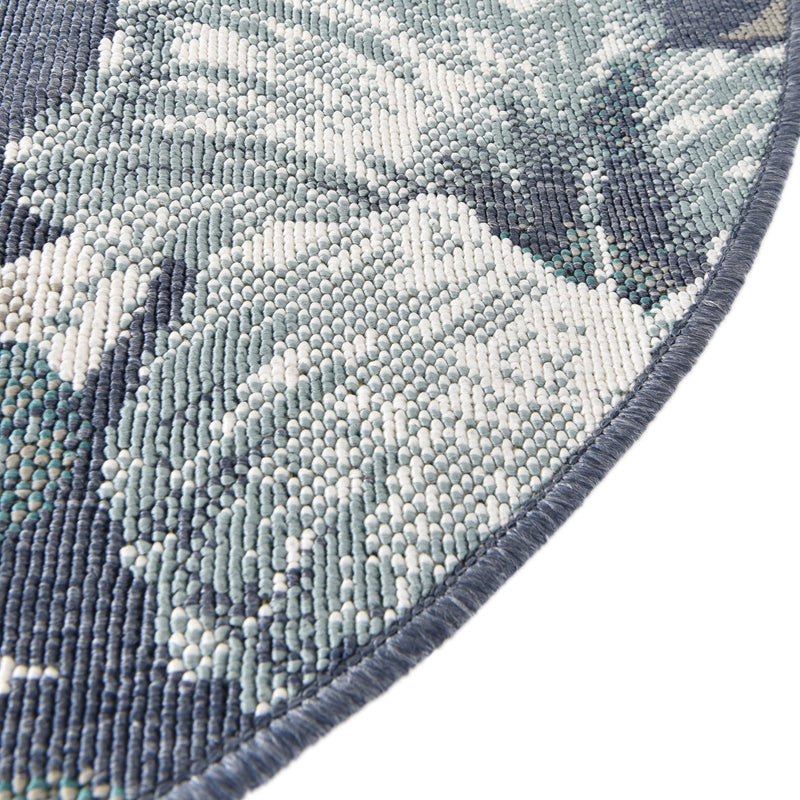 Seaside Haven Rugs Collection Area Rug -  Nautical Round Blue  lifestyle 61