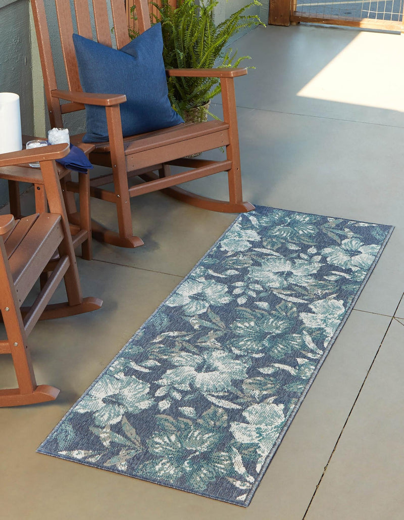 Seaside Haven Rugs Collection Area Rug -  Nautical Runner Blue  lifestyle 39
