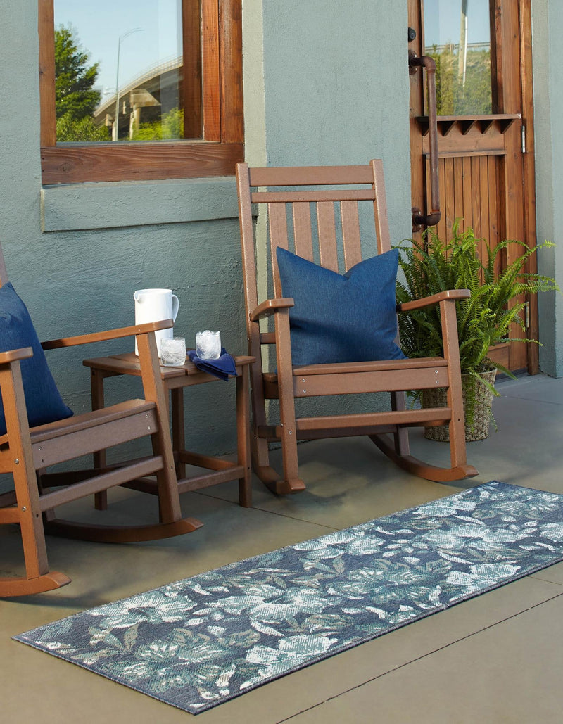 Seaside Haven Rugs Collection Area Rug -  Nautical Runner Blue  lifestyle 46