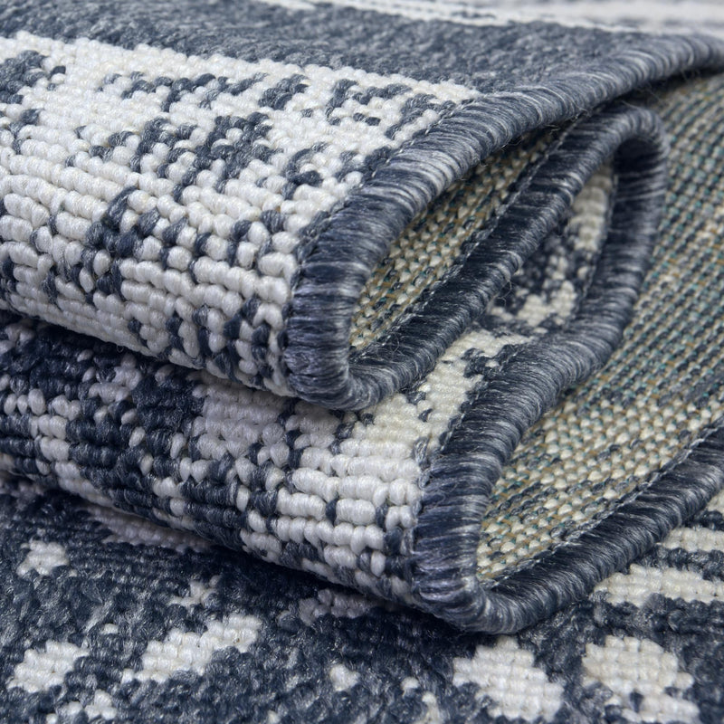 Seaside Haven Rugs Collection Area Rug -  Saltwater Rectangle Navy Blue  lifestyle 49