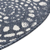 Seaside Haven Rugs Collection Area Rug -  Saltwater Round Navy Blue  lifestyle 101