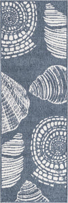 Seaside Haven Rugs Collection Area Rug -  Saltwater Runner Navy Blue  lifestyle 64
