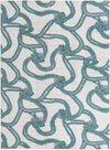 Seaside Haven Rugs Collection Area Rug -  Boardwalk Rectangle Ivory Main