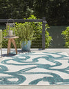 Seaside Haven Rugs Collection Area Rug -  Boardwalk Rectangle Ivory  lifestyle 3