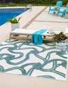 Seaside Haven Rugs Collection Area Rug -  Boardwalk Square Ivory  lifestyle 15