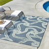 Seaside Haven Rugs Collection Area Rug -  Boardwalk Rectangle Navy Blue  lifestyle 13