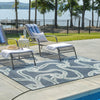 Seaside Haven Rugs Collection Area Rug -  Boardwalk Rectangle Navy Blue  lifestyle 15