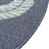 Seaside Haven Rugs Collection Area Rug -  Boardwalk Round Navy Blue  lifestyle 37