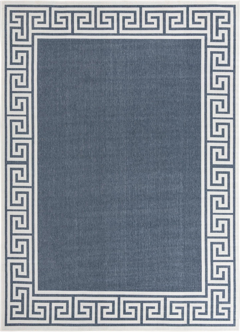 Seaside Haven Rugs Collection Area Rug -  Marina Rectangle Navy Blue  lifestyle 4