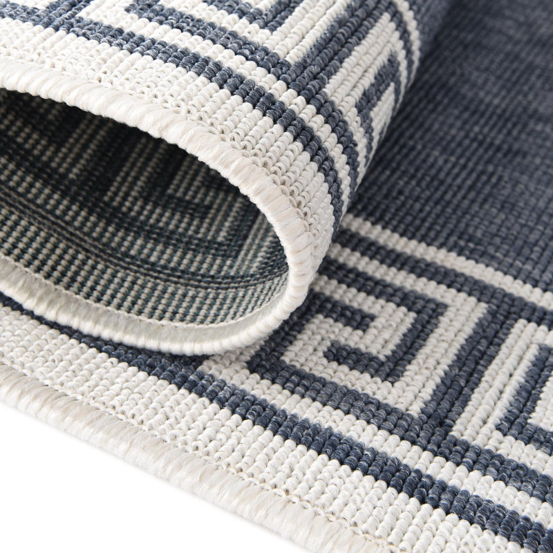 Seaside Haven Rugs Collection Area Rug -  Marina Rectangle Navy Blue  lifestyle 23