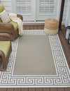 Seaside Haven Rugs Collection Area Rug -  Marina Rectangle Gray  lifestyle 5