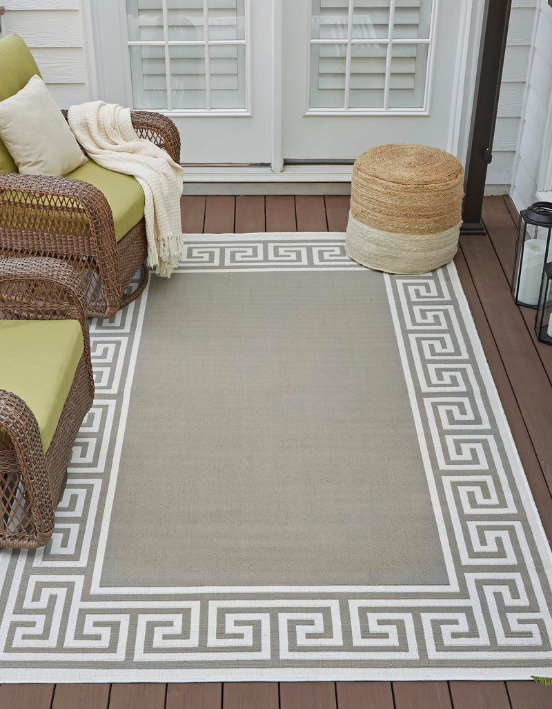Seaside Haven Rugs Collection Area Rug -  Marina Rectangle Gray  lifestyle 5