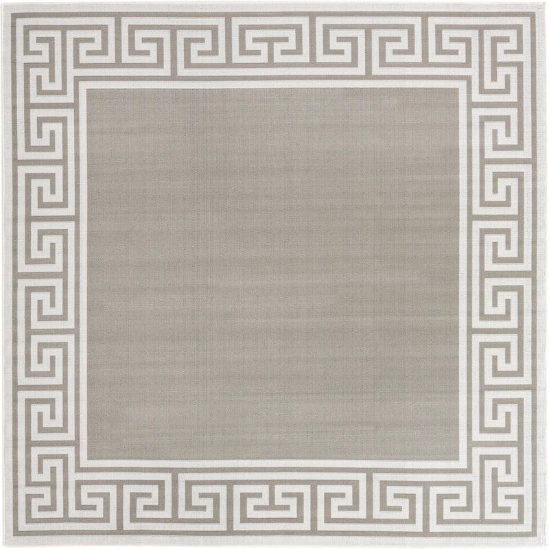 Seaside Haven Rugs Collection Area Rug -  Marina Square Gray  lifestyle 75