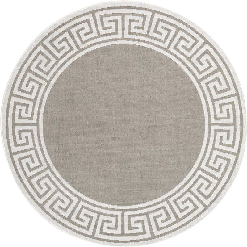 Seaside Haven Rugs Collection Area Rug -  Marina Round Gray  lifestyle 76