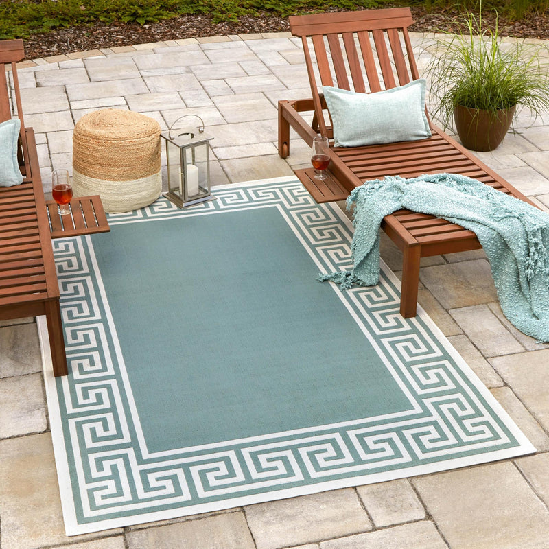 Seaside Haven Rugs Collection Area Rug -  Marina Rectangle Aqua  lifestyle 53