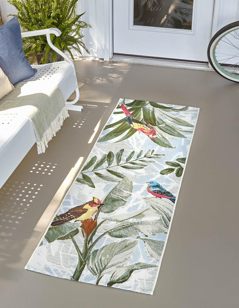 Garden Terrace Escape Collection Area Rug -  Tropic Runner Multi  lifestyle 18