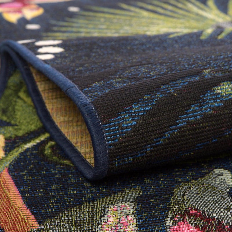 Garden Terrace Escape Collection Area Rug -  Leaf Rectangle Multi  lifestyle 5