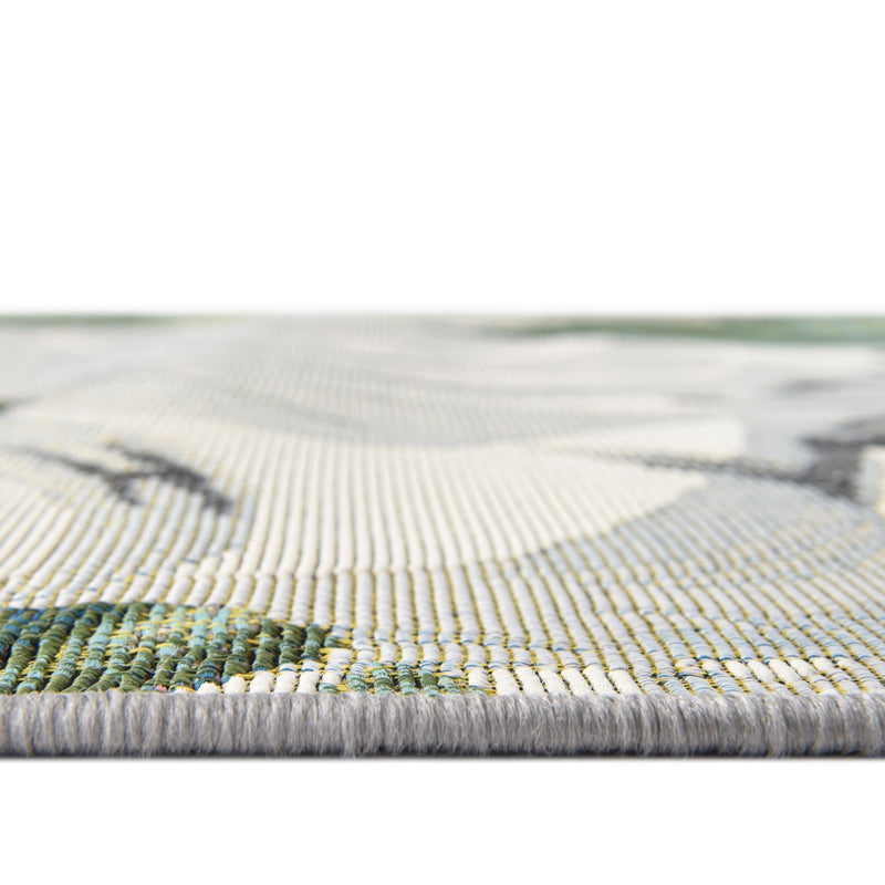 Garden Terrace Escape Collection Area Rug -  Paradise Rectangle Multi  lifestyle 4