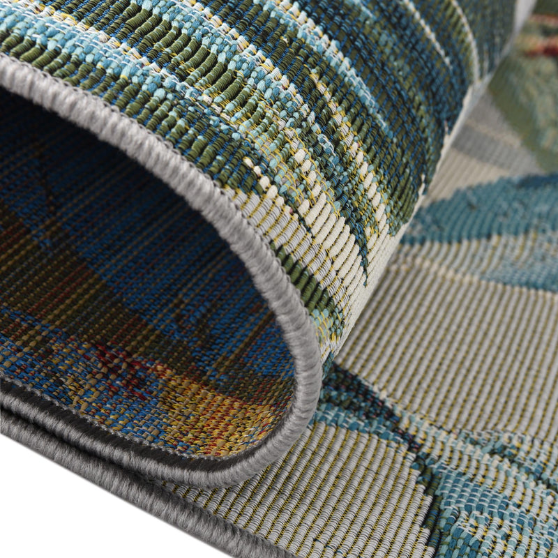 Garden Terrace Escape Collection Area Rug -  Paradise Rectangle Multi  lifestyle 5