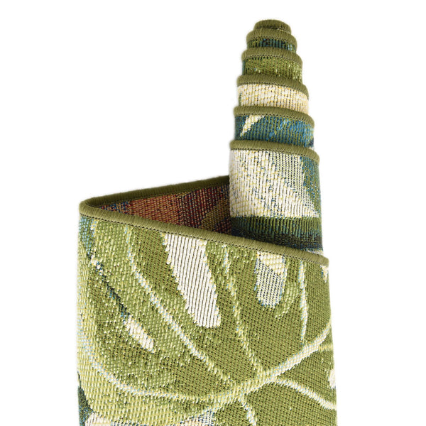 Garden Terrace Escape Collection Area Rug -  Ivy Rectangle Green  lifestyle 10