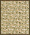 Garden Terrace Escape Collection Area Rug -  Verdant Rectangle Green Main