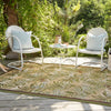 Garden Terrace Escape Collection Area Rug -  Verdant Rectangle Green  lifestyle 10