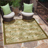 Garden Terrace Escape Collection Area Rug -  Verdant Square Green  lifestyle 35