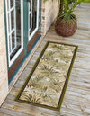 Garden Terrace Escape Collection Area Rug -  Verdant Runner Green  lifestyle 16