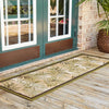 Garden Terrace Escape Collection Area Rug -  Verdant Runner Green  lifestyle 40