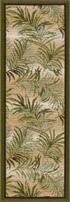Garden Terrace Escape Collection Area Rug -  Verdant Runner Green  lifestyle 13