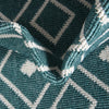 Seaside Lattice Collection Area Rug - Brighton Rectangle Teal  lifestyle 65