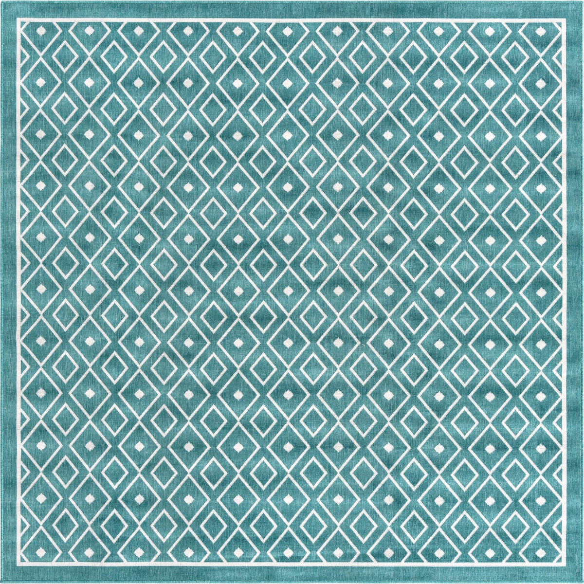 Savannah Pergola Collection Area Rug - Grove Square Teal  lifestyle 51