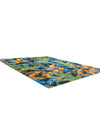 Seaside Blooms Collection Area Rug -  Grove Rectangle Multi  lifestyle 3