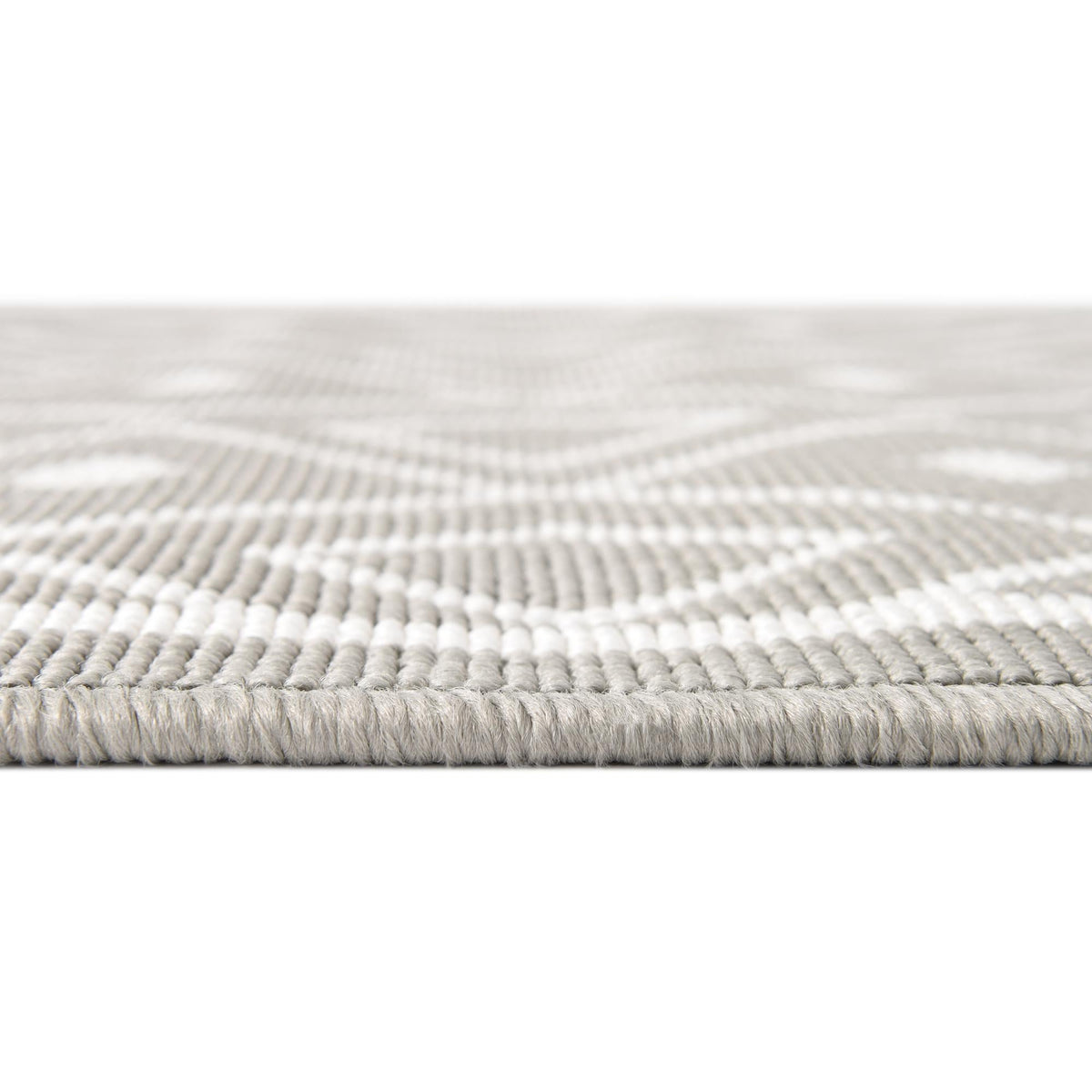 Seaside Lattice Collection Area Rug - Brighton Rectangle Gray  lifestyle 53