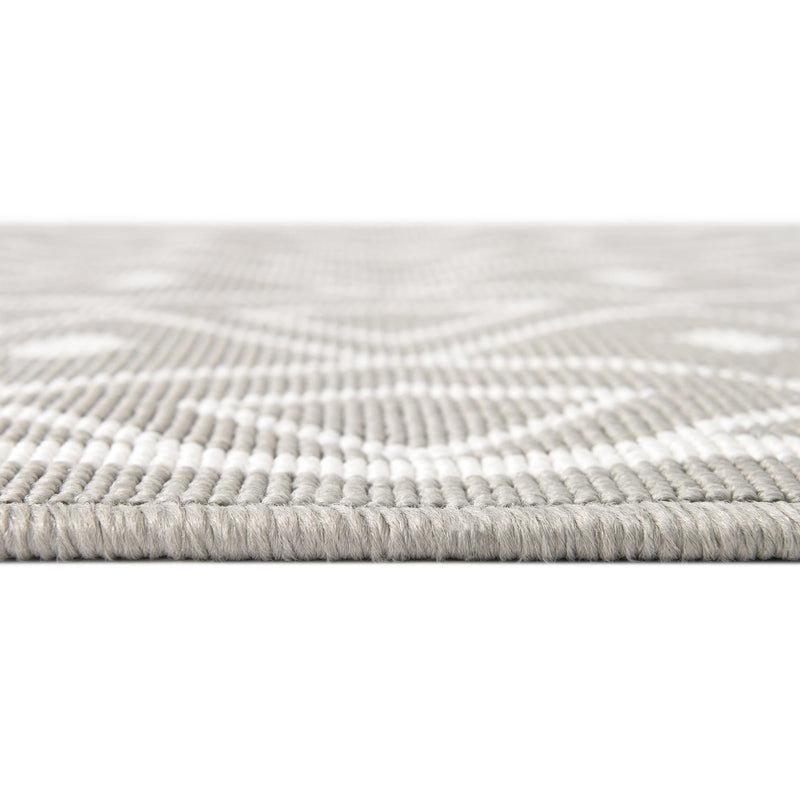 Seaside Lattice Collection Area Rug - Brighton Rectangle Gray  lifestyle 53