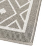 Seaside Lattice Collection Area Rug - Brighton Rectangle Gray  lifestyle 61