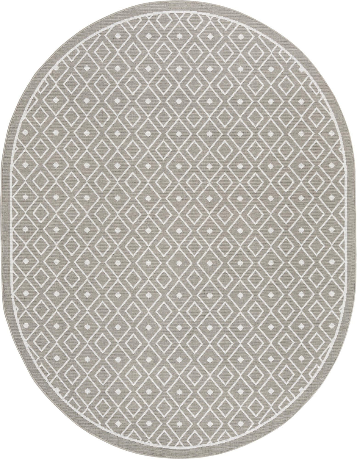 Savannah Pergola Collection Area Rug - Grove Oval Gray  lifestyle 32